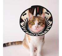 Cônes personnalisés pour animaux de compagnie - Design unique pour chat et chien, collier pour récupération post-opératoire, cou réglable avec œil de Sauron L