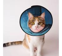 Cônes personnalisés pour animaux de compagnie - Design unique pour chat et chien, collier pour récupération post-chirurgie, cou réglable, requin, rugissement prédateur