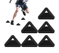 Cônes pour la pratique du football | Marqueurs de disque triangulaires de football | Entraîneur d'agilité pour l'entraînement, le football, le sport, les cônes de terrain - Fournitures de jeux de