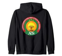 Confédération du Sahel AES Africa Sunset Baobab Logo Sweat à Capuche