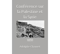 Conférence sur la Palestine et la Syrie: 1891