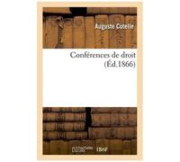 Conférences De Droit