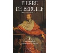 Conférences et fragments, I