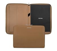 Conférencier A4 zip Pure Iconic Camel