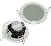 Haut-parleur intégré haut-parleur de plafond 60W installation plate plafond mur rond 135mm haut-parleur pour bureau cuisine salon home cinéma blanc