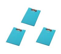 Conférencier en cuir avec porte-bloc pliable avec poche intérieure transparente pour bureau et conférence