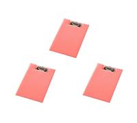 Conférencier en cuir avec porte-bloc pliable avec poche intérieure transparente pour réunions de bureau et conférences
