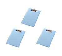 Conférencier en cuir avec porte-bloc pliable avec poche intérieure transparente pour réunions de bureau et conférences