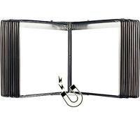 Conférencier mural A4 avec 20 pages d'attraction magnétique pour équipement métallique Rouge 33 x 22 x 18 cm