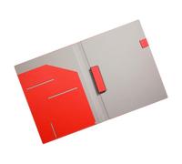 Conférencier professionnel en cuir PU avec emplacements pour stylos et cartes de nom pour l'école, usage quotidien, répertoire de collection