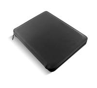 Conférencier zippé A4 - FILOFAX - Metropol Zip - Noir - Polyuréthane - Bloc-notes A4 inclus