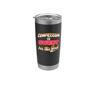 Confession catholique sacrament rénoviliation drôle catholique Gobelet isotherme en acier inoxydable double paroi