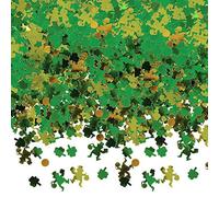 Chemin de table Amscan international confetti motif trèfles vert