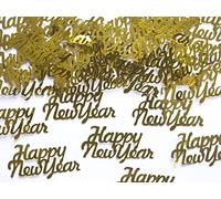 Confetti avec inscription: "Happy New Year" pour célébrer la nouvelle année