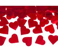 Confetti en tube - cœurs rouges Party Deco