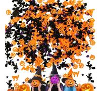 Confetti Halloween Mix - décoration de table de paillettes, ensemble de saupoudrer de fête | Scatch à secoun avec des conceptions de sorcières fantômes d'araignée, du matériel en PVC pour l'artisanat,