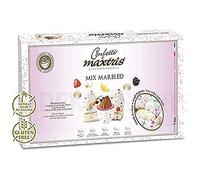 Confetti Maxtris MAXTRIS | Dragées Italienne aux Amandes | ASSORTIMENT MARBLED 5 SAVEURS | 1 Kg.