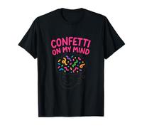 Confetti on My Mind - Imprimé Graphique de célébration Joyeuse T-Shirt