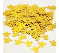 Confettis Anges Dorés Métalliques, 50 grammes, Décorations de Table pour Baptême et Première Communion