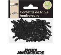 confettis anniversaire biodégradable - noir - surprisez vous ca00pn Noir