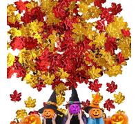 Confettis d'automne pailletés 15 g pour scrapbooking en feuille d'aluminium