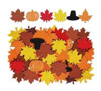 Confettis D'Automne Pailletés 400 Pièces Déco Table Thanksgiving