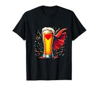 Confettis de déguisement de carnaval - Bonhomme de bière - Super héros T-Shirt