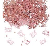Confettis de fête nuptiale 30g, confettis décoratifs en or rose, ornement de bureau pour enterrement de vie de jeune fille, décor festif.