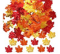 Confettis de feuilles d'automne,confettis de feuilles d'érable,Confettis d’automne d’automne | à paillettes de d'érable pour Thanksgiving, confettis à paillettes, pour mar
