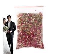 Confettis De Fleurs Séchées - Pétales De Mariage Naturels, Fournitures De Décoration Florale Longue Durée | Bougie Artisanale Multifonctionnelle 100g, Savon Pour Bain, Proposition D'anniversaire, Vase