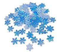 Confettis de flocons de neige de noël, 300 pièces /, neige artificielle, ornements d ' arbre de noël, décorations élégantes