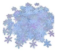 Confettis de flocons de neige de noël, 300 pièces /, neige artificielle, ornements d ' arbre de noël, décorations élégantes