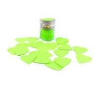 confettis de scène coeur 100g - anis vert G