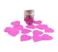 confettis de scène coeur 100g - fuchsia rouge G