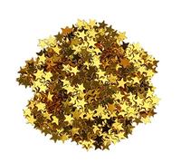 Confettis de table 15 g en forme d'étoile pour mariage, fête d'anniversaire, bricolage - 6 mm - Doré