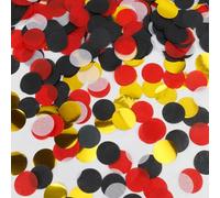 Confettis de table biodégradables en papier à paillettes noires et rouges pour Halloween, Noël, Saint-Valentin, décorations et loisirs créatifs