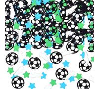 Confettis décoratifs de football, décoration de table, jeu de football, décoration de fête, confettis pulvérisateurs de coupe du monde, confettis colorés, scène de lancer, accessoires de décoration
