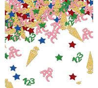 Confettis élégants pour l'école - Confettis de table personnalisés pour un bon début d'école