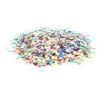 Confettis en forme de fleur, paillettes, décoration à saupoudrer de couleur (Fleur à cinq pétales de 0,7 cm)