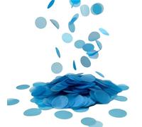 Confettis en papier de riz 150 g pour révélation du sexe | Confettis solubles dans l'eau et biodégradables pour fête prénatale, célébrations extérieures ou intérieures - Kind Confetti bleu ou rose