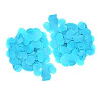 Confettis en papier rond 2,5 cm |2 sacs de décorations de fête aux couleurs vives |Confettis pour fête d'anniversaire/mariage/célébration de bébé |Dispersion de table, (Blue)