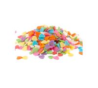Confettis en sucre Cœurs multicolores 100 g - Multicolore