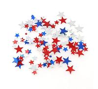 Confettis étoiles Rouge Bleu Blanc étoiles Scintillantes Confettis De Table 4 Juillet Indépendance Fête Nationale Thème Américain Présidents Anniversaire Fête Patriotique Feuille Paillettes 60g