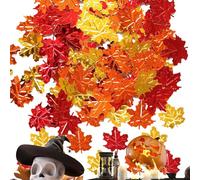 Confettis feuilles d'automne - Confettis d'automne pour Thanksgiving, 15 g de paillettes pour le jour de l'Action de grâce, feuilles d'érable, décorations de fête d'automne