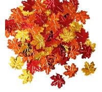 Confettis feuilles d'automne - Saupoudrées de table en feuille d'érable d'automne | Mélange de 15 g pour décoration de fête de récolte, décorations d'événements saisonniers, projets de bricolage