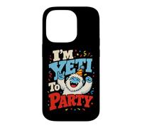 Confettis Humoristiques avec Inscription « Yeti Party » - Motif Mon Coque pour iPhone 14 Pro