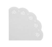 Confettis Mariage 20Pcs Craft Paper Confetti Holders Hollow Paper Cones For Classic Vintage Wedding Party Decoration Practical Easy Fold(White)