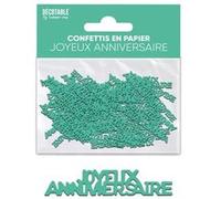 confettis papier anniversaire 5cm vert - générique cap24vr Vert G
