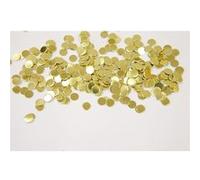 confettis pastille rond carton 6mm or métal - générique dek1360or Jaune G