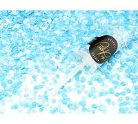 Confettis push pop bleu